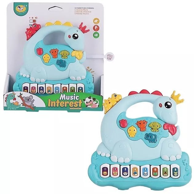 Interaktyvus muzikinis žaislas Askato PIANO DINO
