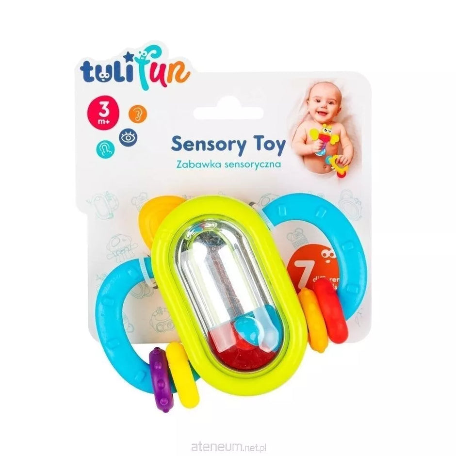 Interaktyvus sensorinis žaislas - kramtukas TuliFun VEIDRODĖLIS