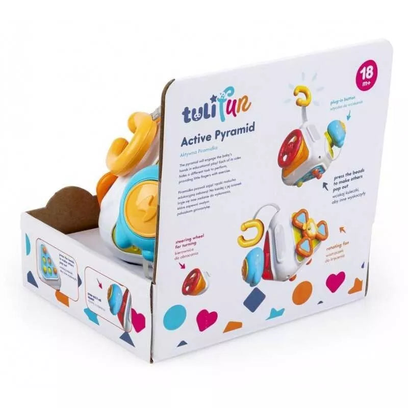 Interaktyvus sensorinis žaislas Tulifun ACTIVE PYRAMID