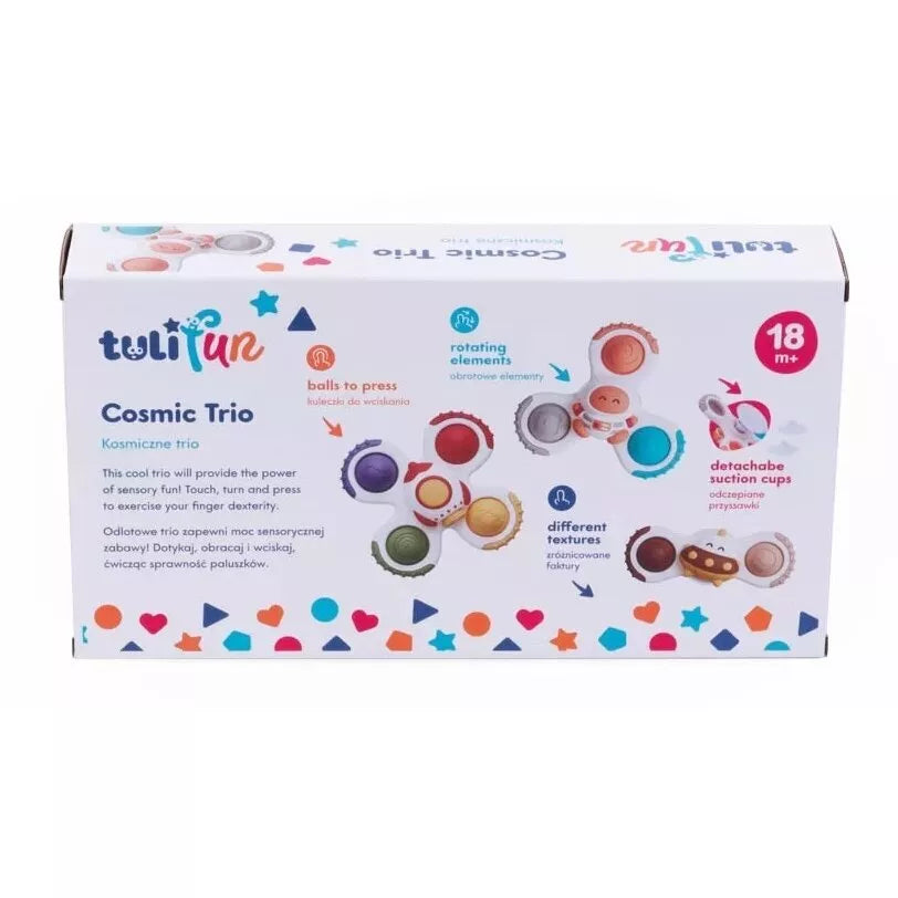 Interaktyvus sensorinis žaislas  TuliFun COSMIC TRIO