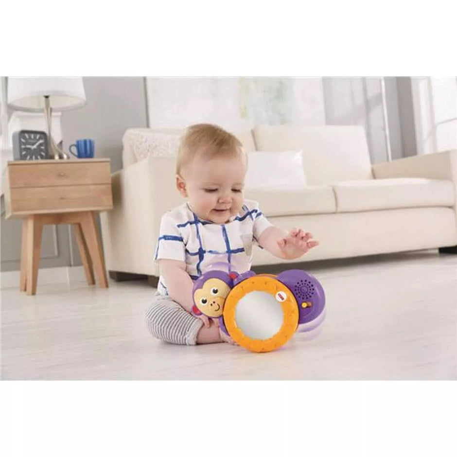 Interaktyvus žaislas Fisher Price 1-2-3 CRAWL ALONG MONKEY