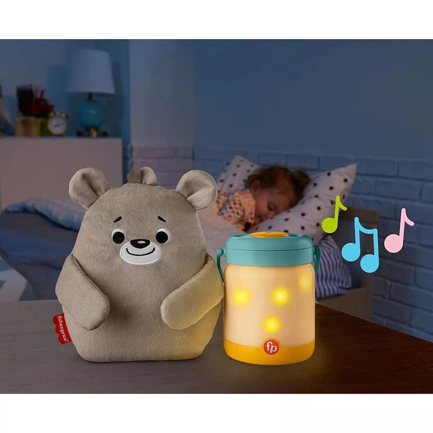 Interaktyvus žaislas Fisher Price BABY BEAR & FIREFLY SOOTHER