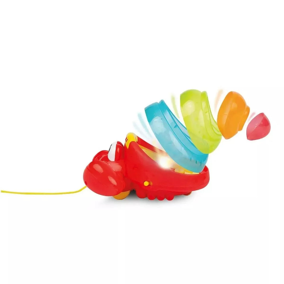 Interaktyvus žaislas-piramidė su ratukais,šviesomis ir garsais Winfun CRAB