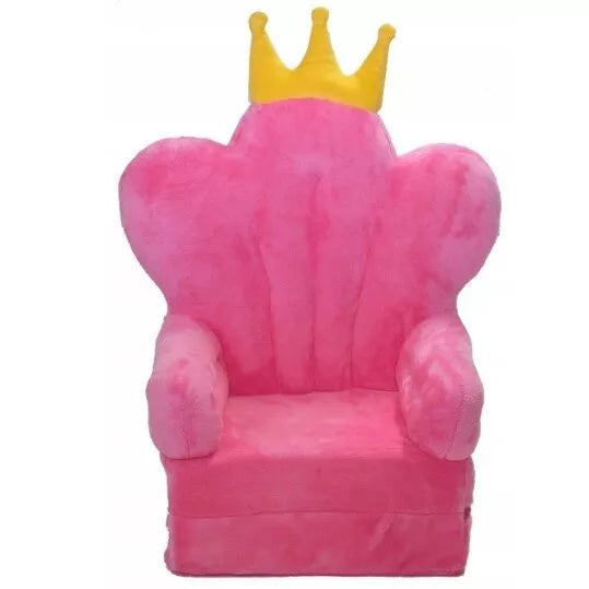 Ištiesiamas vaikiškas fotelis THRONE Pink