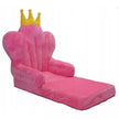 Ištiesiamas vaikiškas fotelis THRONE Pink