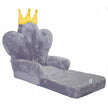 Ištiesiamas vaikiškas fotelis THRONE Grey