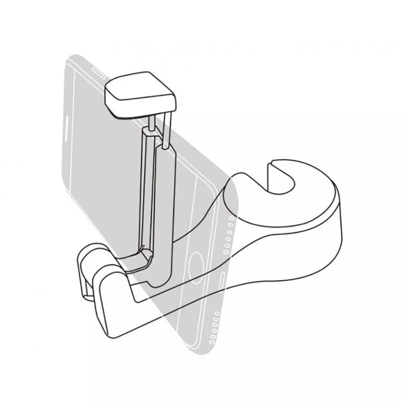 Kabliukas / telefono laikiklis prie automobilinės sėdynės MiniDrive