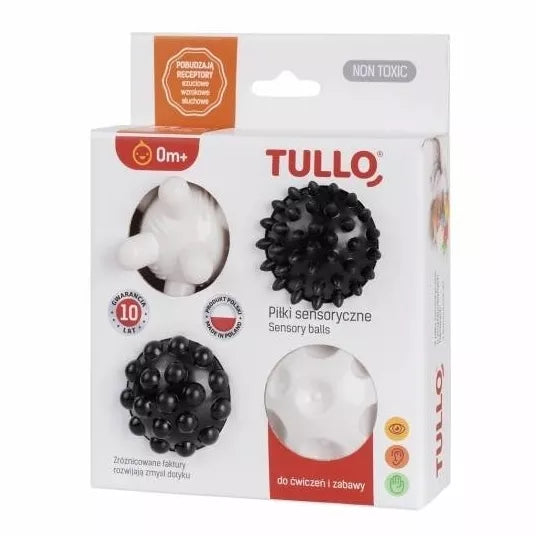 Kamuoliukai sensoriniam vystymui TULLO-461, 4 vnt