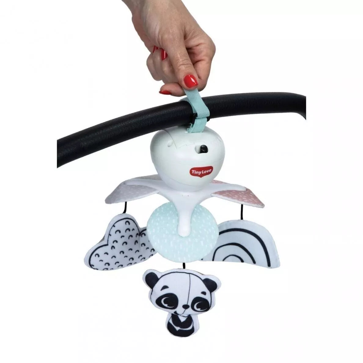 Karuselė muzikinė Tiny Love 3 in 1 Take-Along Mobile Black&White Decor