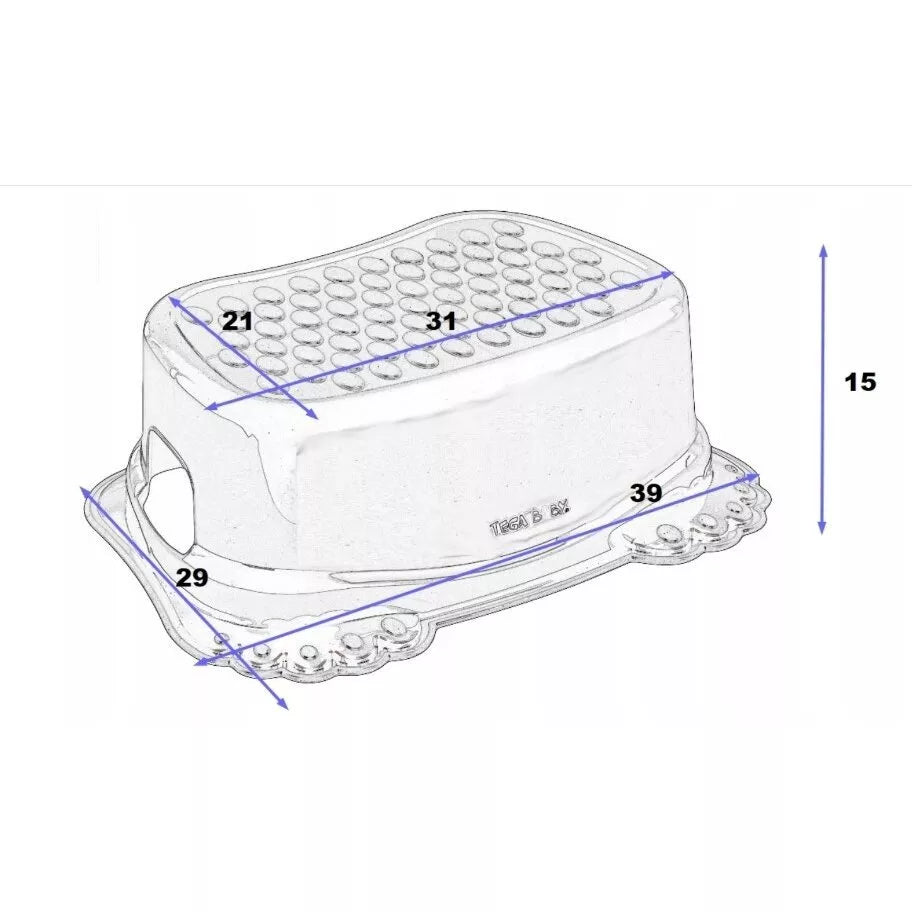 Kėdutė- laiptelis neslystanti Tega SAFARI