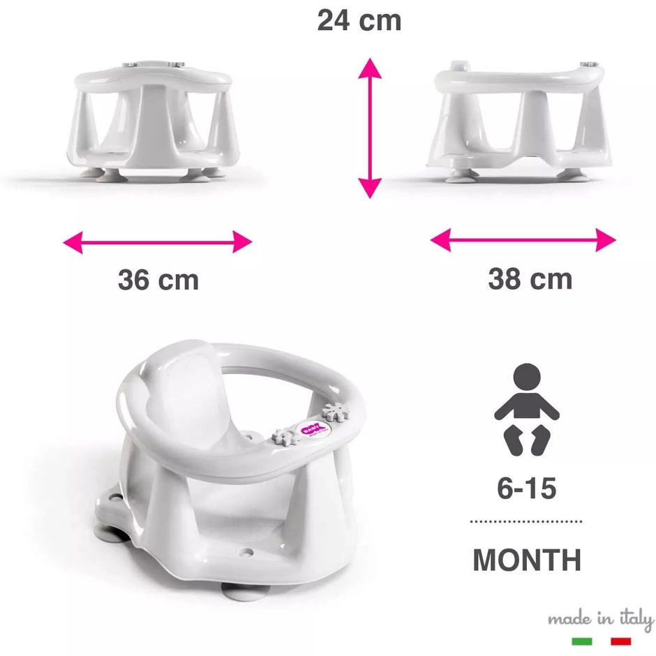 Kėdutė maudymui OK BABY FLIPPER White