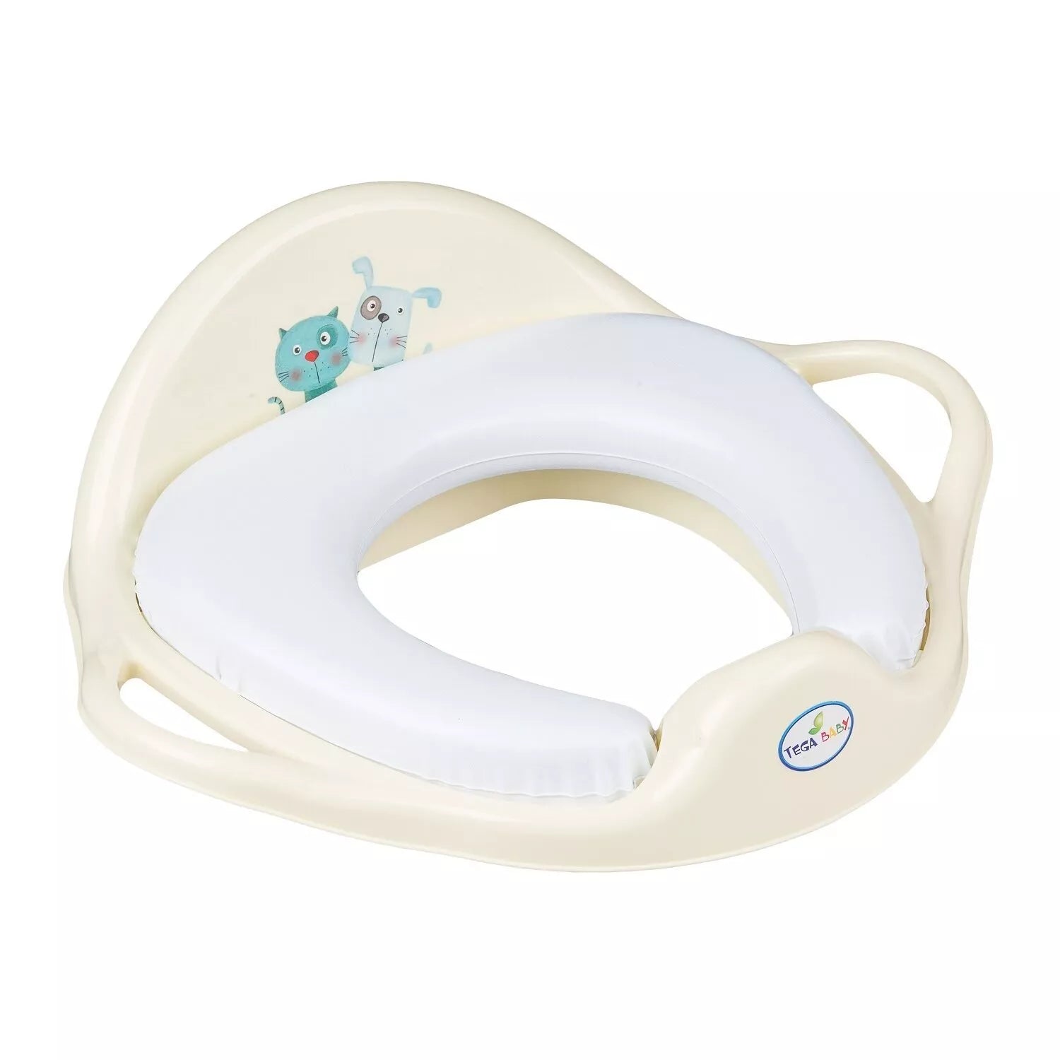 Klozeto dangtis minkštas Tega DOG & CAT L.Yellow