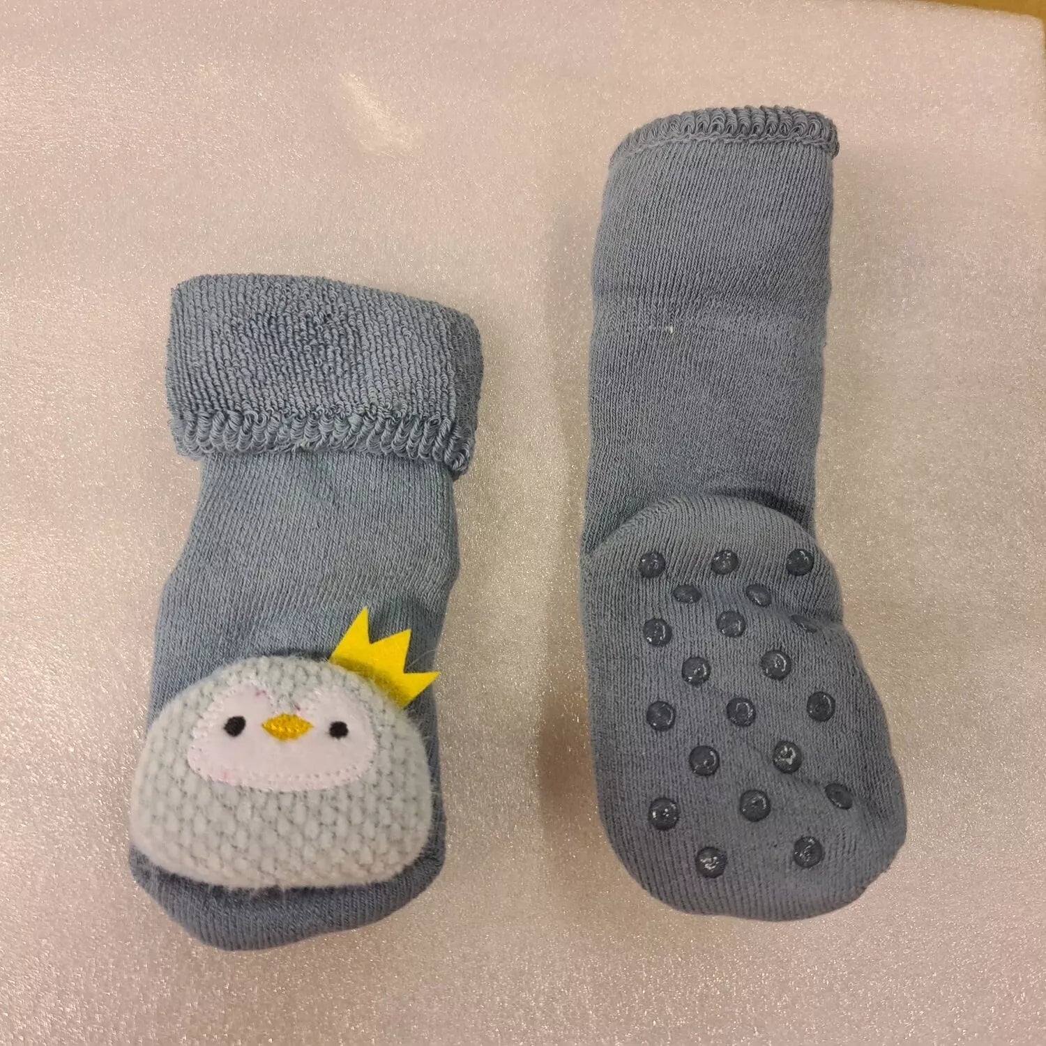 Kojinės neslystančiu padu Blue