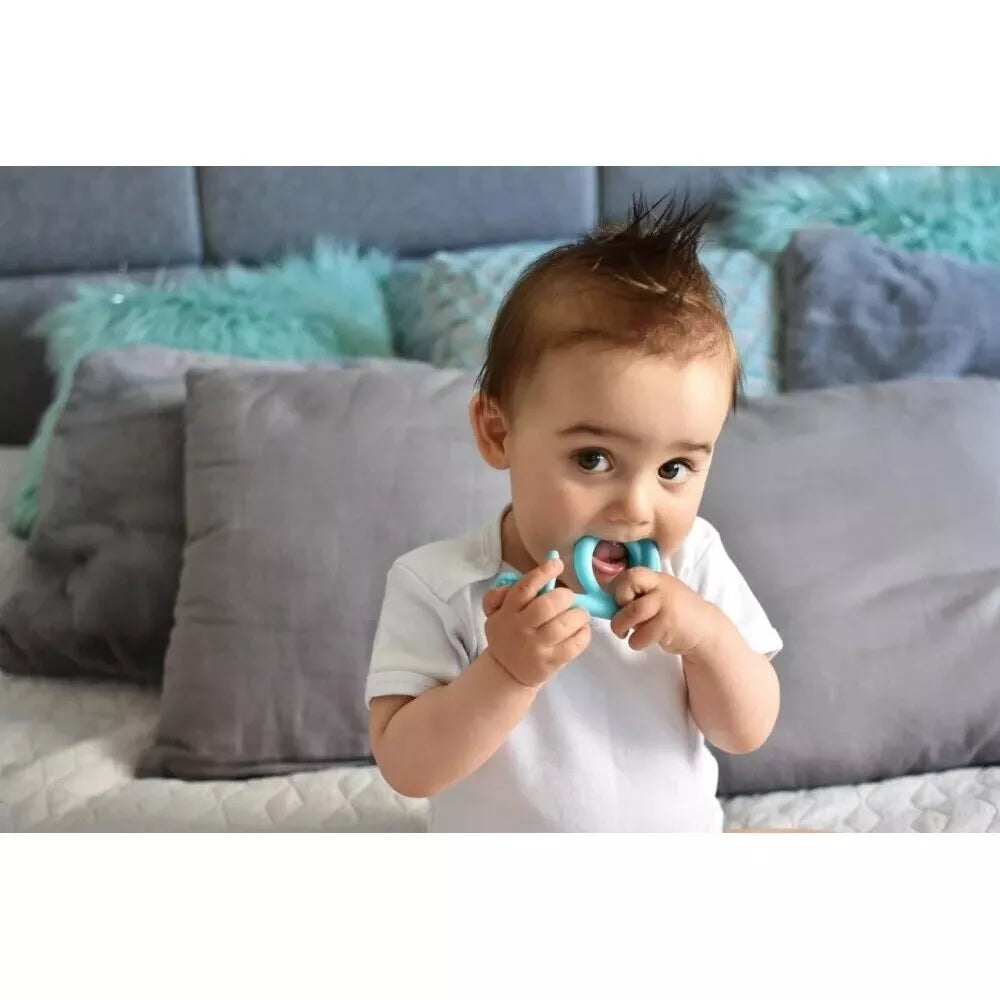 Kramtukas-masažuoklis  silikoninis  A0114 Blue