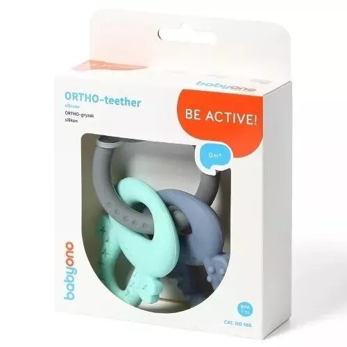 Kramtukas silikoninis BabyOno ORTHO, 487