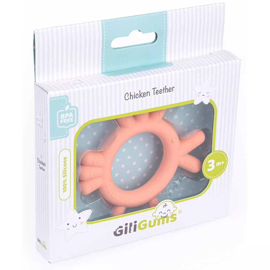 Kramtukas silikoninis GiliGums CHICKEN