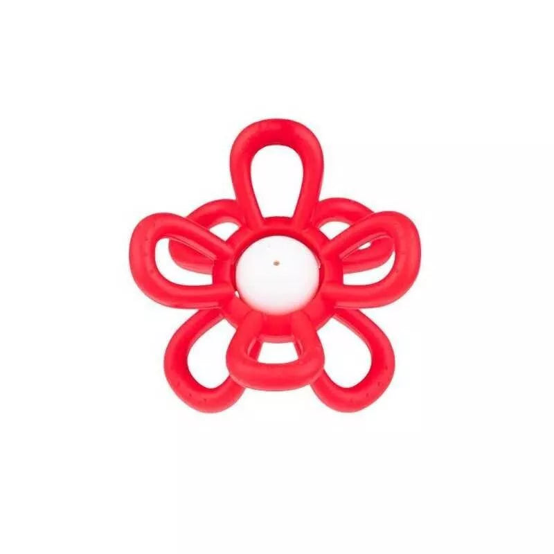 Kramtukas silikoninis GiliGums FLOWER Red