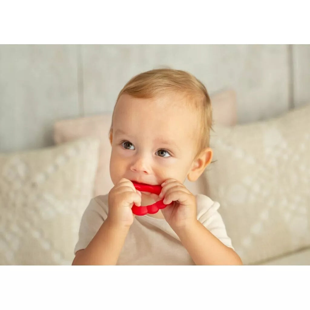 Kramtukas silikoninis GiliGums STRAWBERRY