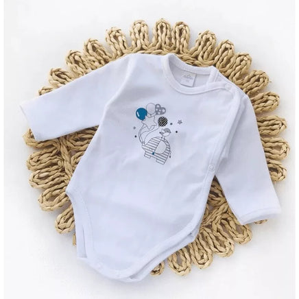 Kūdikio kraitelis - komplektukas Gamex  HELLO 5 dalių, 56 White/Bl