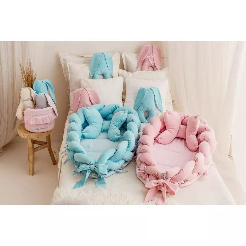 Kūdikio lizdelis Belisima 2in1 VELVET Pink