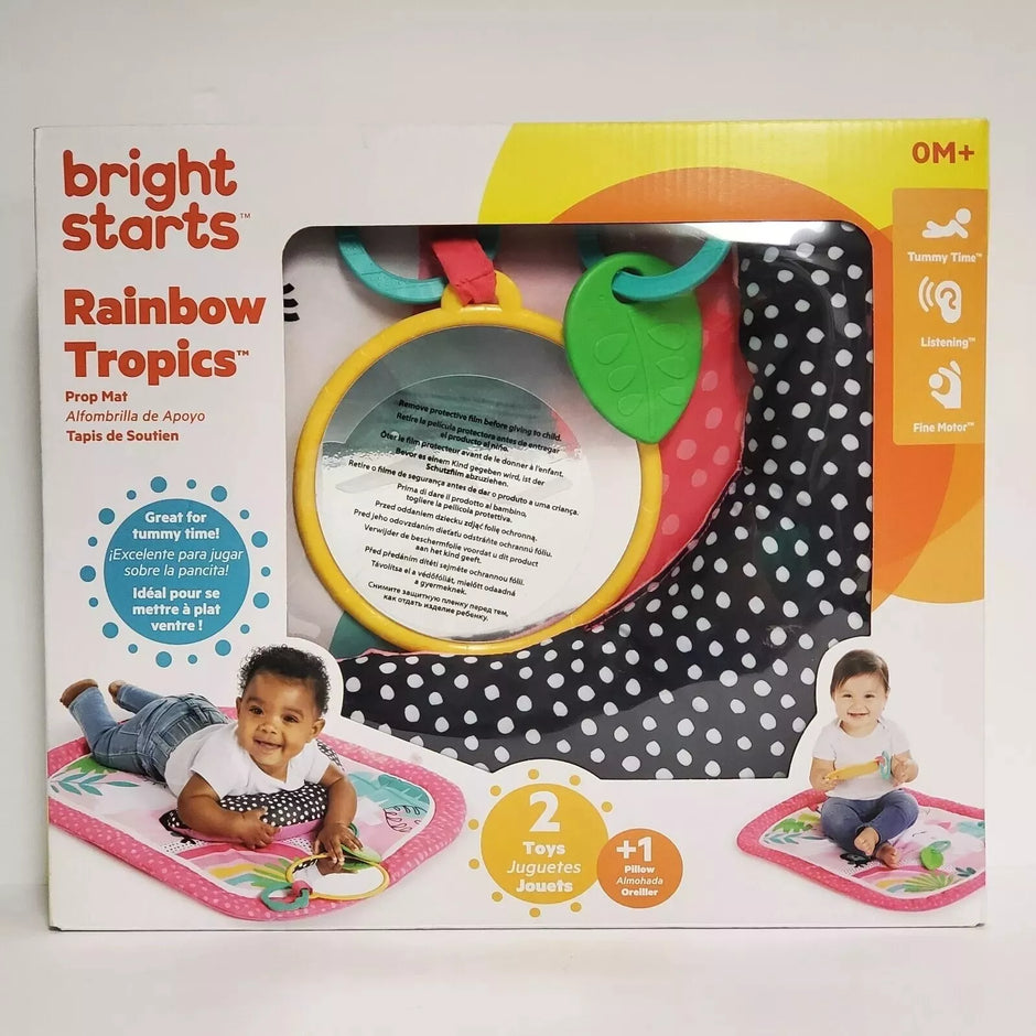 Lavinamasis kilimėlis Bright Starts RAINBOW TROPICS