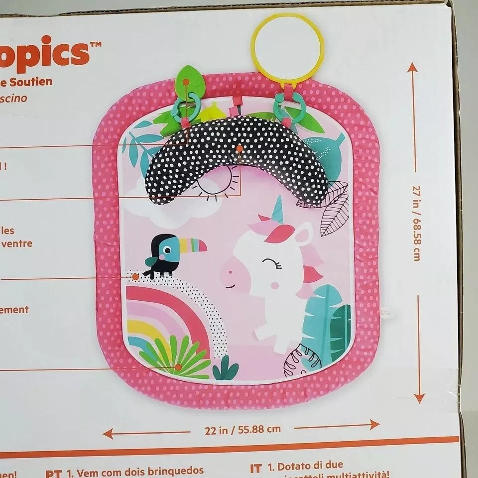 Lavinamasis kilimėlis Bright Starts RAINBOW TROPICS