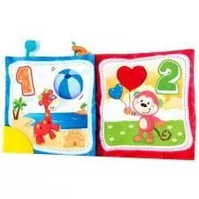 Lavinamoji knygelė su kramtuku Winfun TAKE-ALONG CRINKLE BOOK