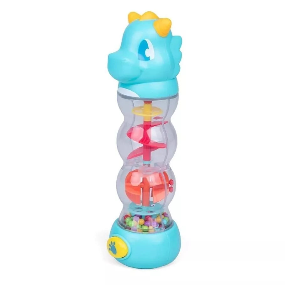 Lavinantis žaislas-barškutis Dumel DINO su karoliukais