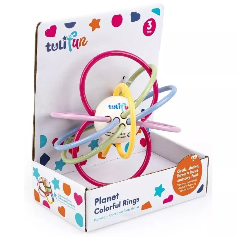 Lavinantis žaislas TuliFun PLANET COLORFUL RINGS