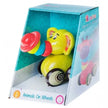 Lavinantis žaislas su ratukais BamBam ANIMALS ON WHEELS