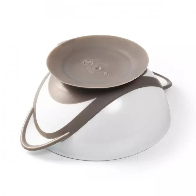 Lėkštė limpančiu dugnu + šaukštelis BabyOno 1063/02