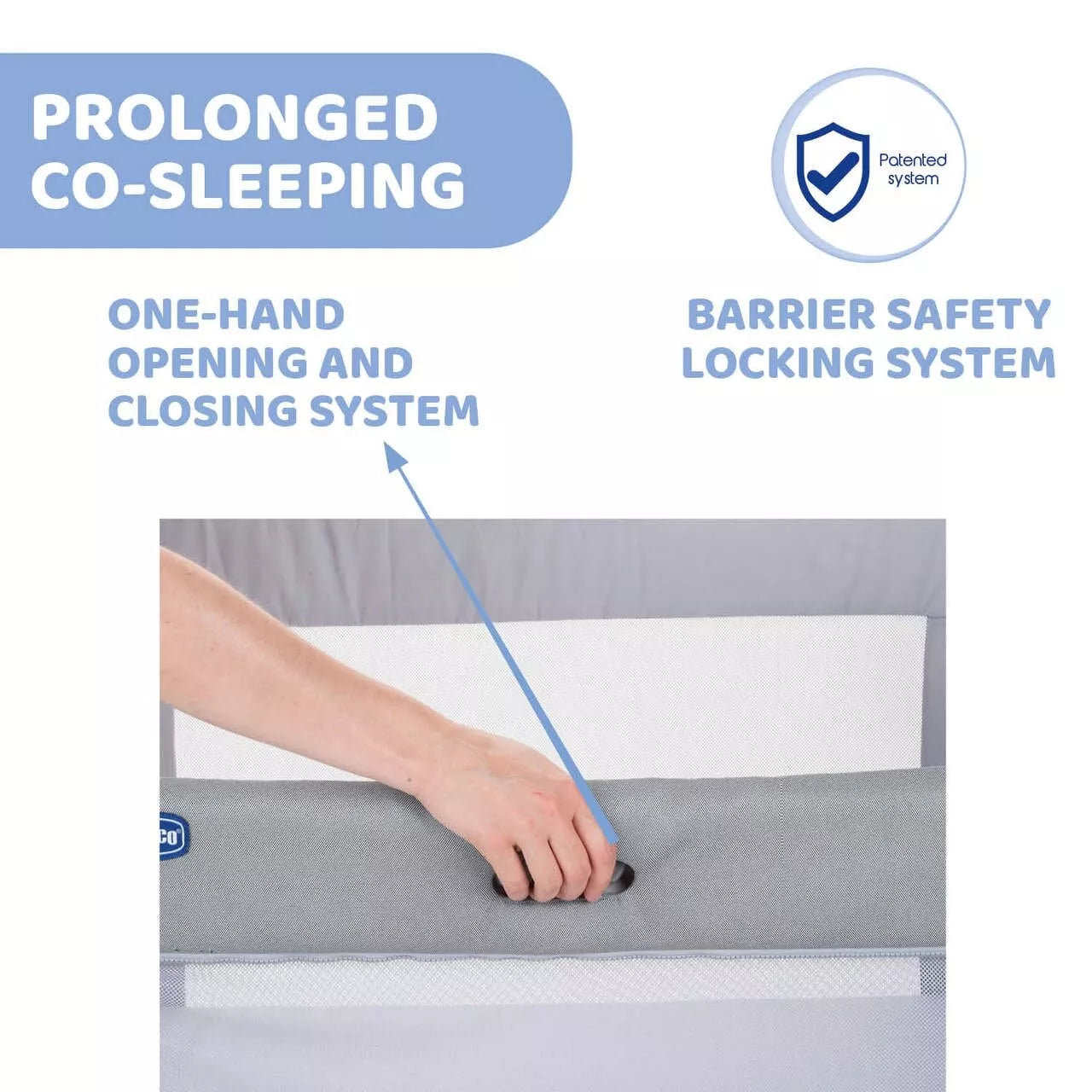 Lovytė Chicco NEXT2ME FOREVER ASH Grey