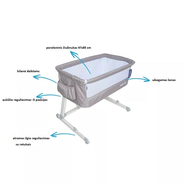 Lovytė-lopšiukas BabyMix P-9