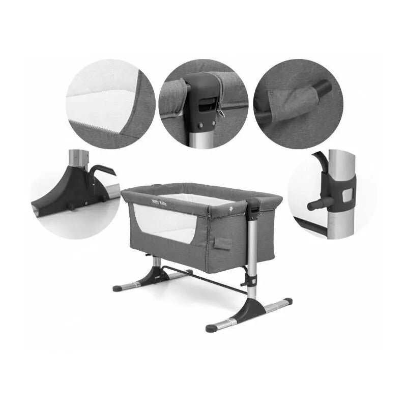 Lovytė-lopšiukas Milly Mally SIDE BY SIDE 2in1