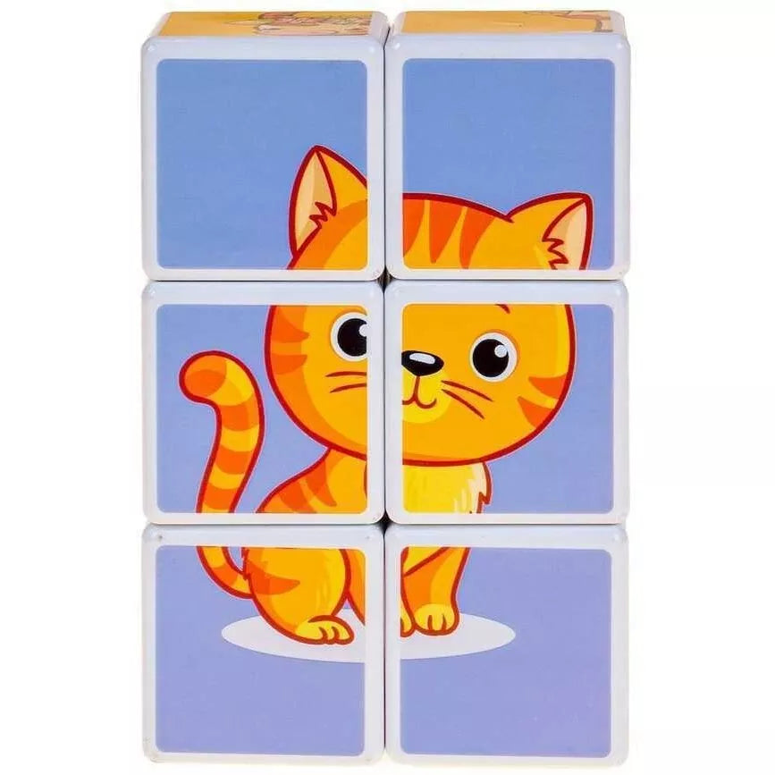 Magnetiniai blokelia-Kaladėlės Smily Play FARM