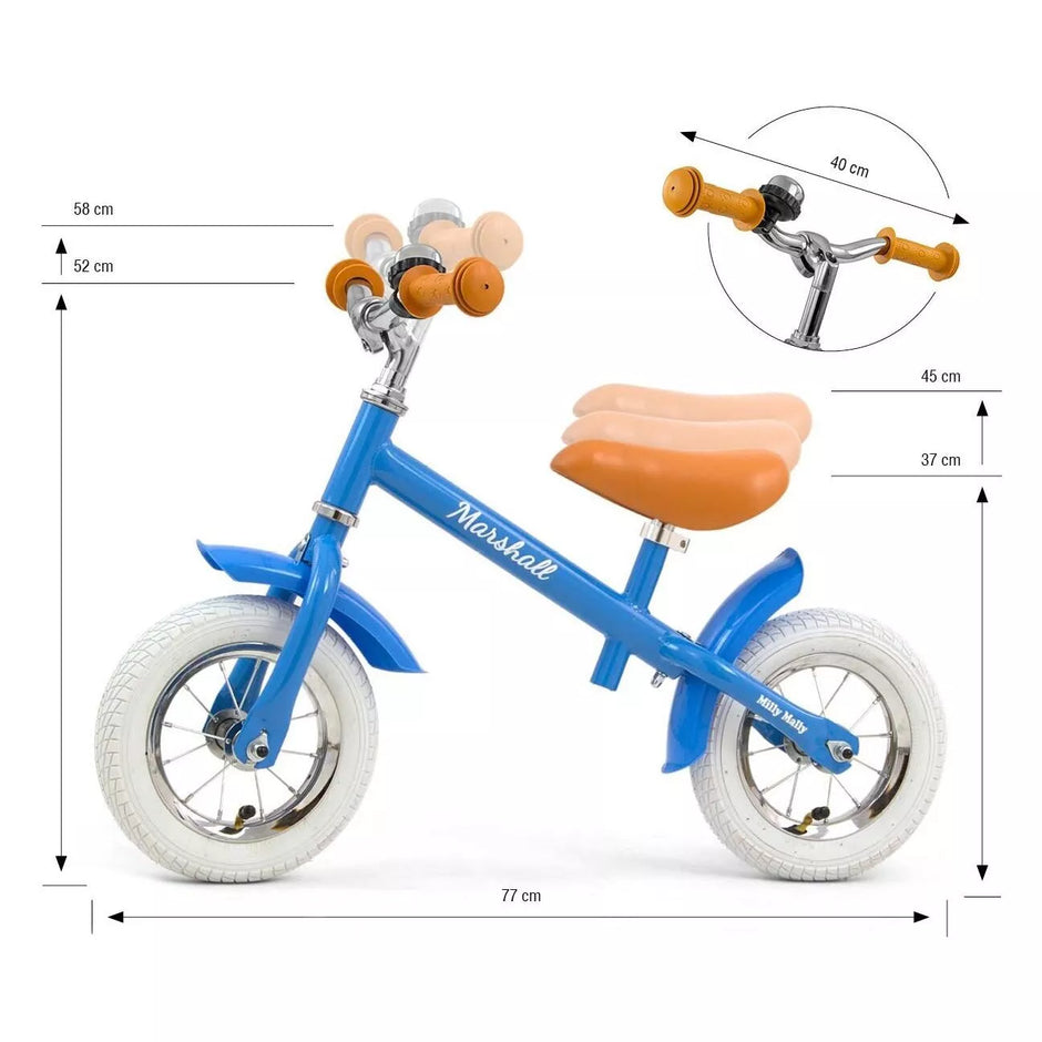 Balansinis dviratukas Milly Mally MARSHALL AIR Blue