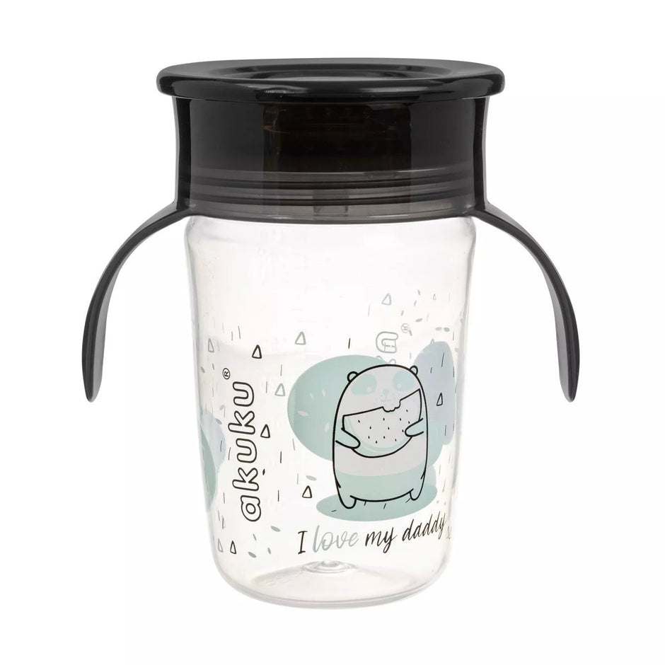 Mokomasis neišsiliejantis puodelis 360° Akuku A0671