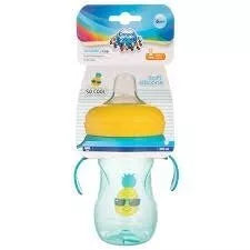 Mokomasis puodelis su silikoniniu snapeliu Canpol SO COOL 57/304 Turquoise