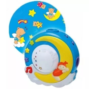 Muzikinis naktinis šviestuvas-projektorius MOON