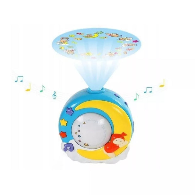 Muzikinis naktinis šviestuvas-projektorius MOON