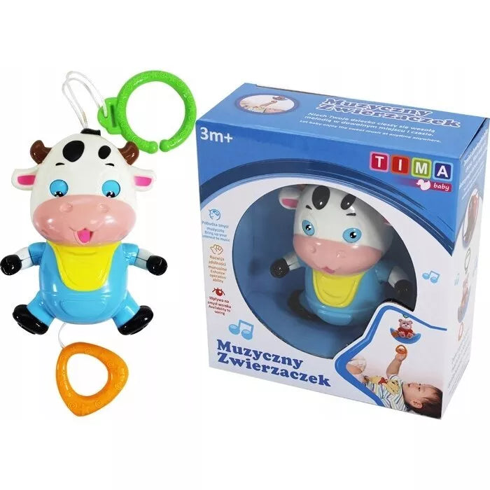 Muzikinis pakabinamas žaislas TimaBaby COW