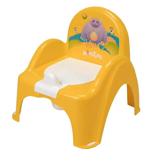 Naktipuodis-kėdutė Tega MONSTERS Yellow