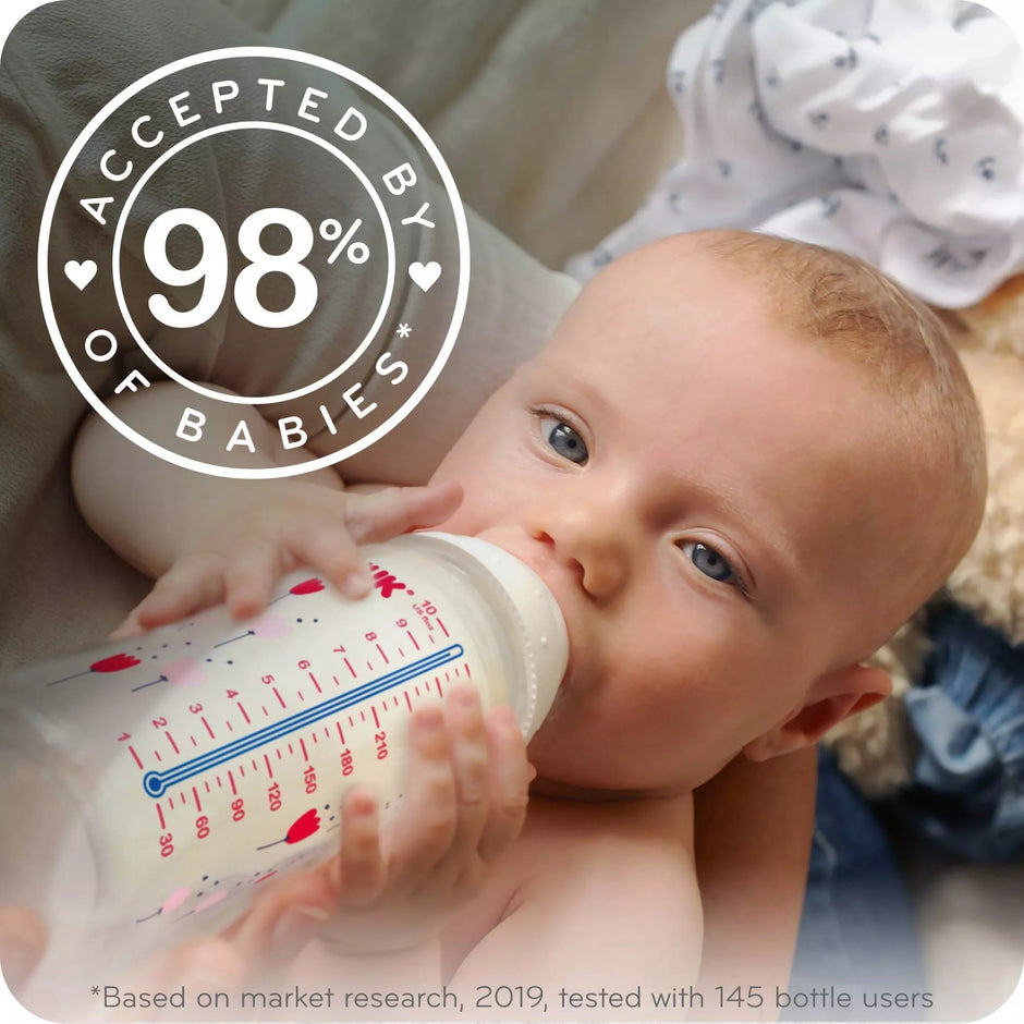 NUK buteliukas First Choice+, 300 ml NO COLIC 0-6