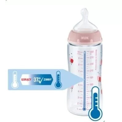 NUK buteliukas First Choice+, 300 ml NO COLIC, 0-6 m