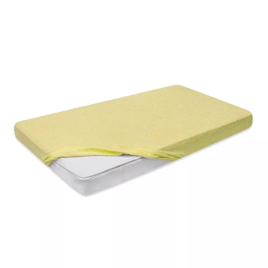 Paklodė Jersey su guma 60 Yellow