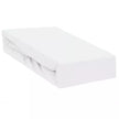 Paklodė su guma lopšiui 40/90 cm White