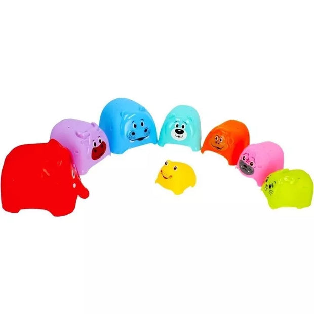 Piramidė dėlionė BamBam Puodelių rinkinys ANIMALS