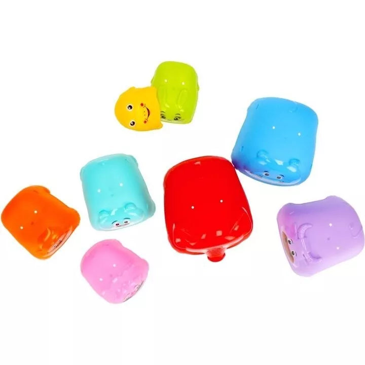 Piramidė dėlionė BamBam Puodelių rinkinys ANIMALS