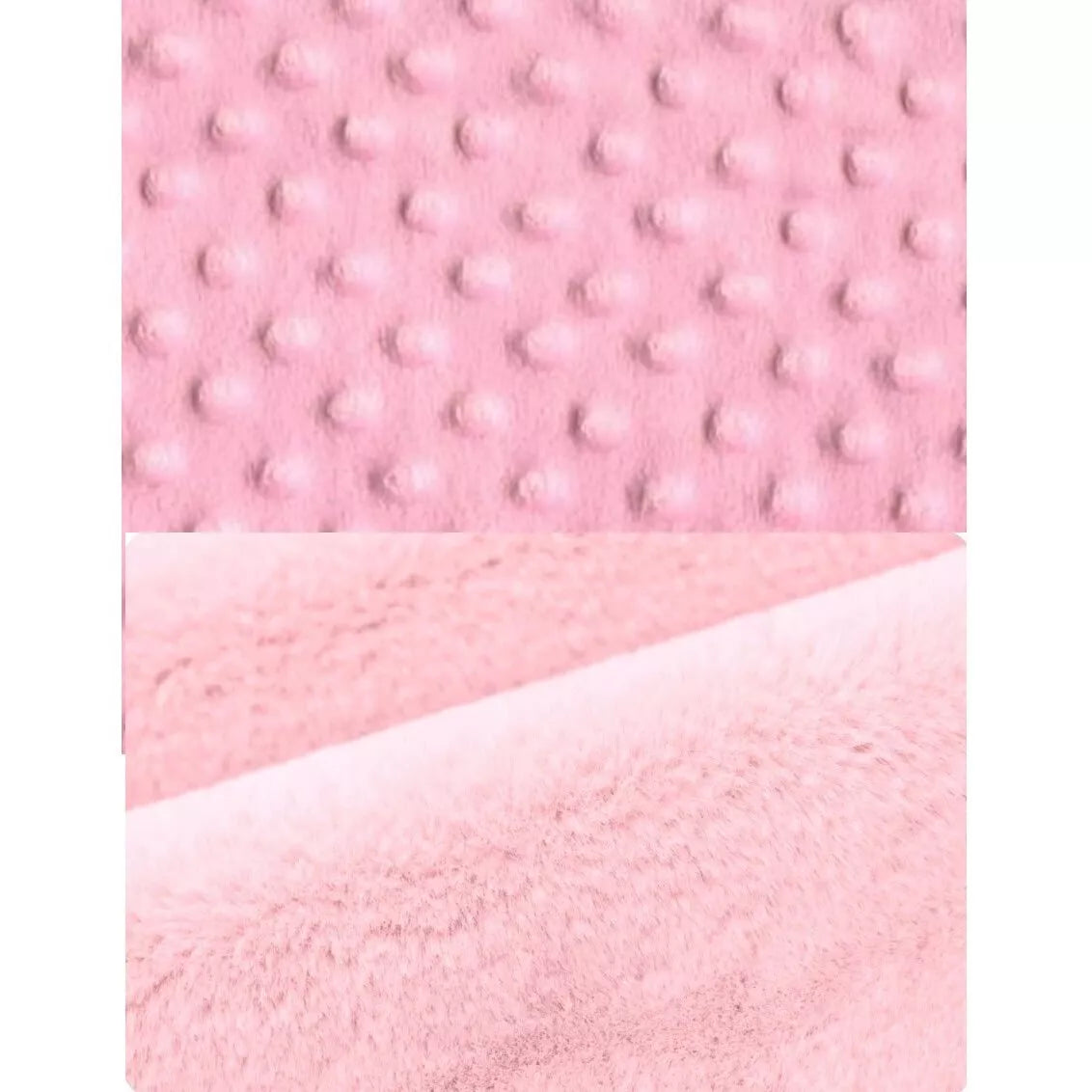 Pledas dvipusis DuetBaby MINKY+CORAL 80x90 cm Pink