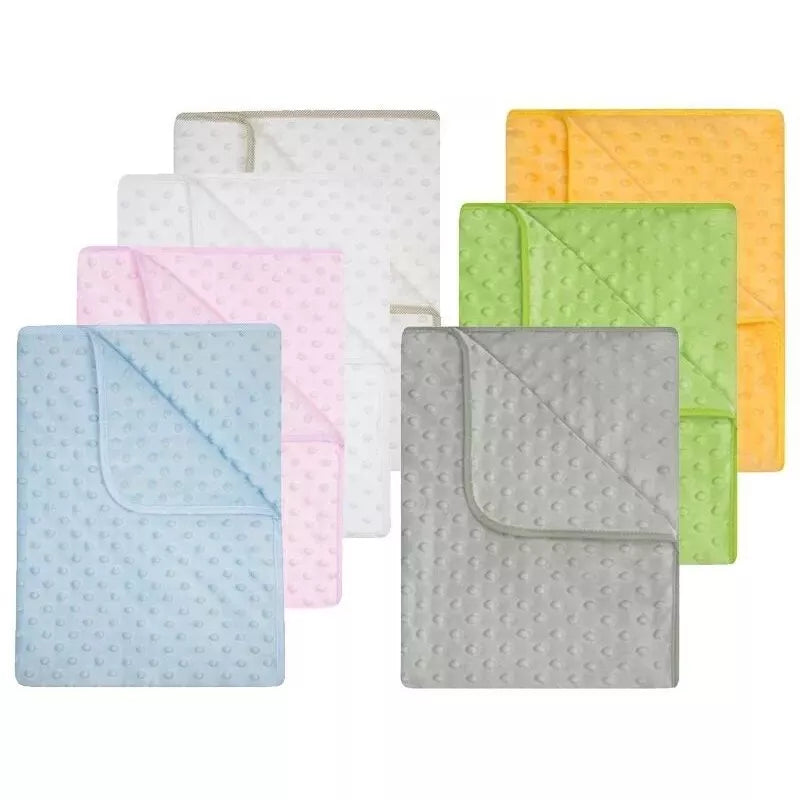 Pledas dvipusis DuetBaby MINKY+MINKY 80x90 cm Green